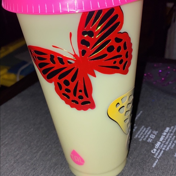 color changing butterfly tumbler cup - Picture 2 of 3